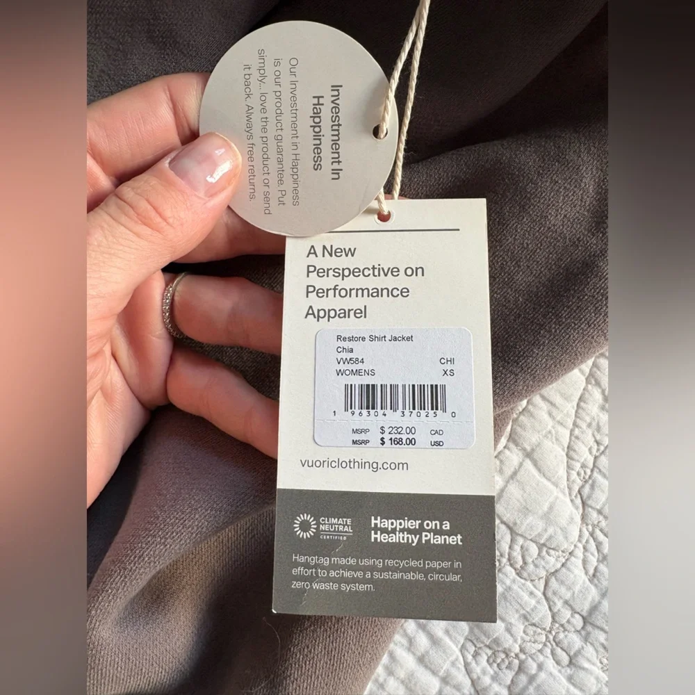 NWT Vuori Restore Shirt Jacket - Picture 7 of 10